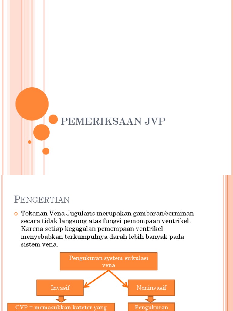 Pengukuran dan Interpretasi JVP | PDF