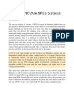 One-Way ANOVA in SPSS Statistics: Ancova