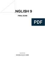 English 9: Final Exam