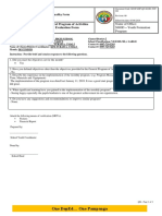 Monthly General Program of Activities (GPOA) Evaluation Form