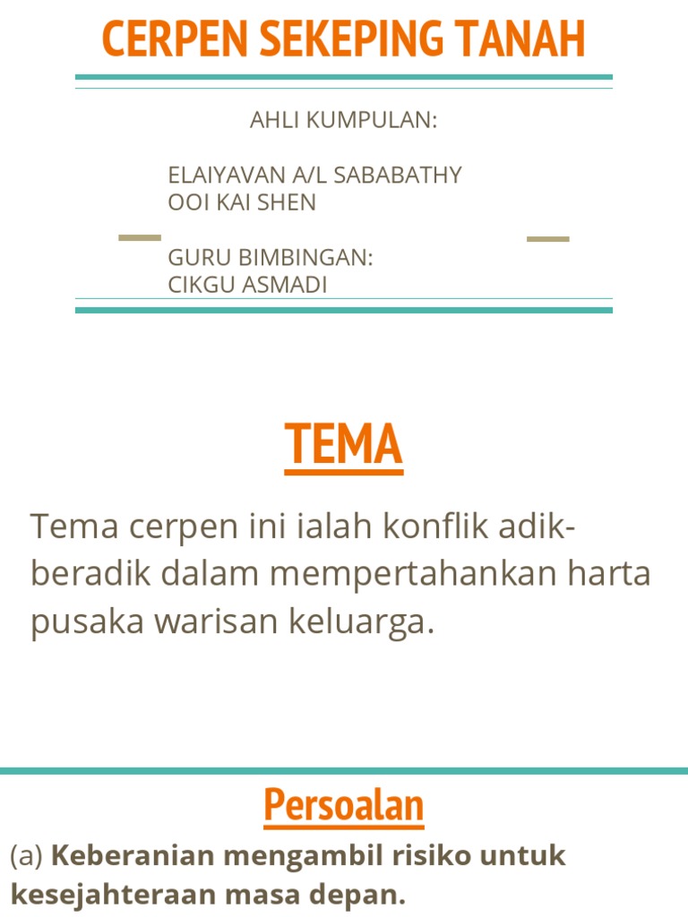 T3 Sinopsis Sekeping Tanah Pdf