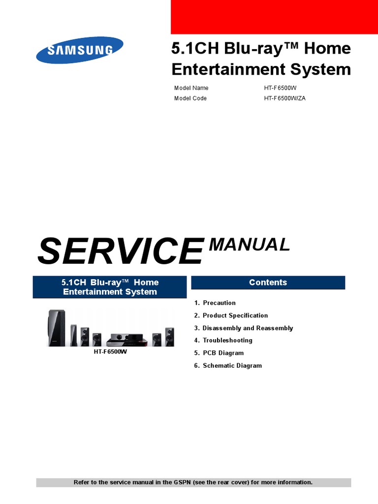 Samsung Ht F6500w Pdf Electrical Connector Electrostatic Discharge
