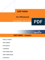 SAP HANA In-Memory Database Overview
