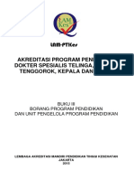 Buku III (Lam-Ptkes) Borang Akreditasi THT-KL V 251016