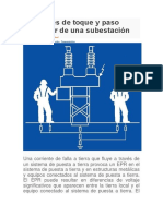 Tensiones de toque y paso alrededor de una subestación.docx