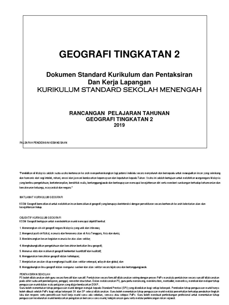 contoh essay geografi tingkatan 2