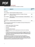 Detailed Exam Syllabi - Arki