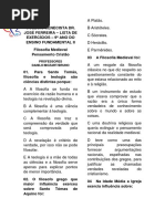 Lista de Exercicios 9o Ano