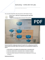 DHCP Sim Troubleshooting CCNA 200-125 Labs Simulator