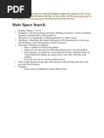 State Space Search.: Course Home Page Home Page