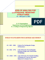 Methods of Analysis For Earthquake Resistant Structures: IS - 1893 (Part-1) - 2002