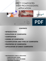 Direct Composites and Their Prosthodontic Application