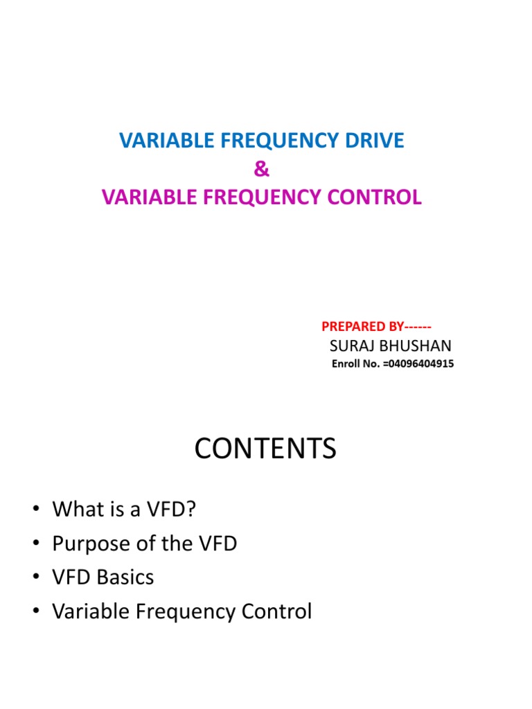 Variable Frequency Drive | PDF | Power Inverter | Rectifier