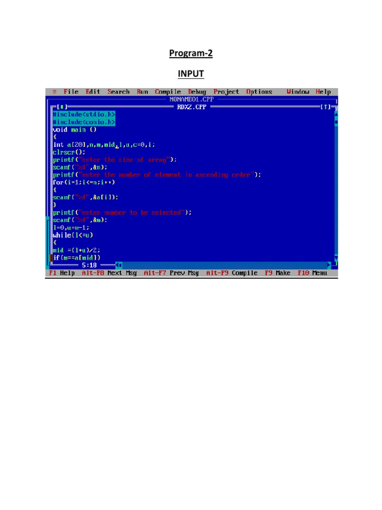 Program-2 Overview and Details | PDF