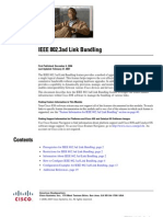 IEEE 802.3ad Link Bundling: First Published: December 4, 2006 Last Updated: February 27, 2007