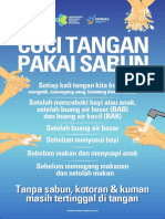 Poster Cuci Tangan 34x50cm