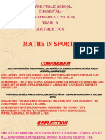 Maths in Sports