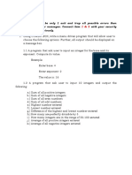 Provide Possible Error Messages. Connect Item With Your Security Control Designed Previously