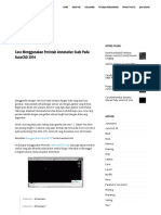 Cara Menggunakan Perintah Annotative Scale Pada AutoCAD 2014 - Cara AutoCAD