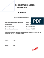 6973 Concours General Des Metiers Fonderie 2015 Partie 2 Correction (1)