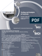 Testing & Analysis of Concrete