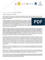 Desarmamento - Juízes para A Democracia - Carta Aberta - Sem Assinatura PDF