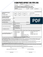 Formulir Pendaftaran Upa2018 PDF