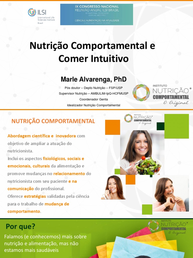 Nutrição Comportamental Comer Intuitivo Brochura | Nutricionista | Emoções