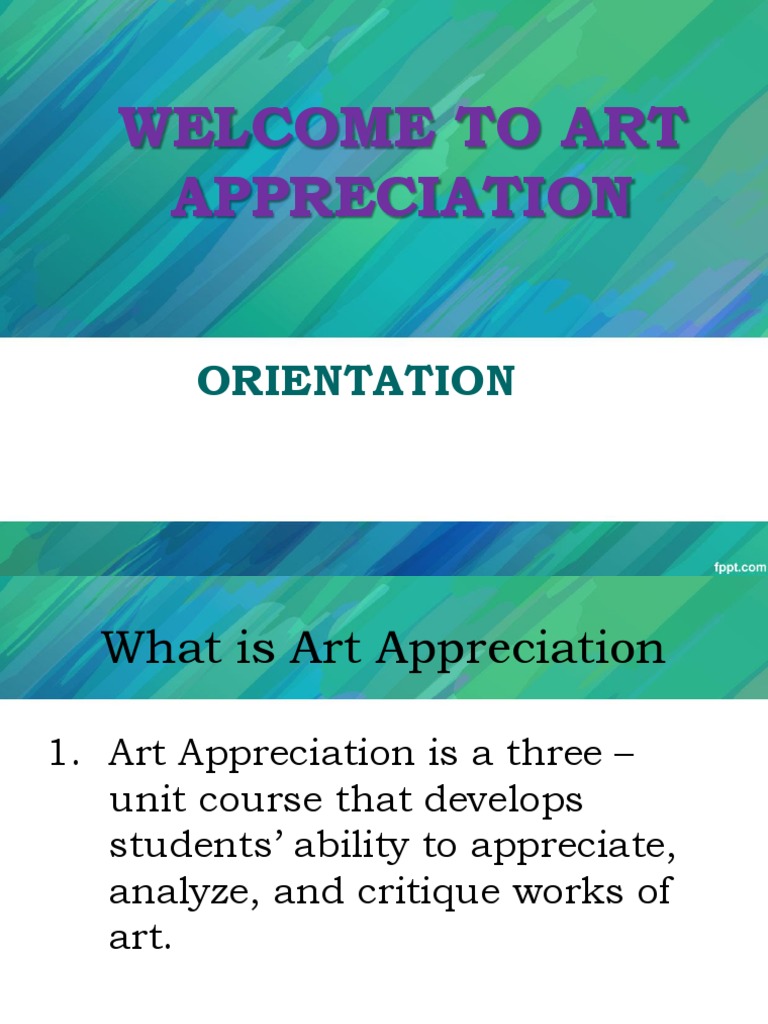 Art Appreciation Course Overview | PDF