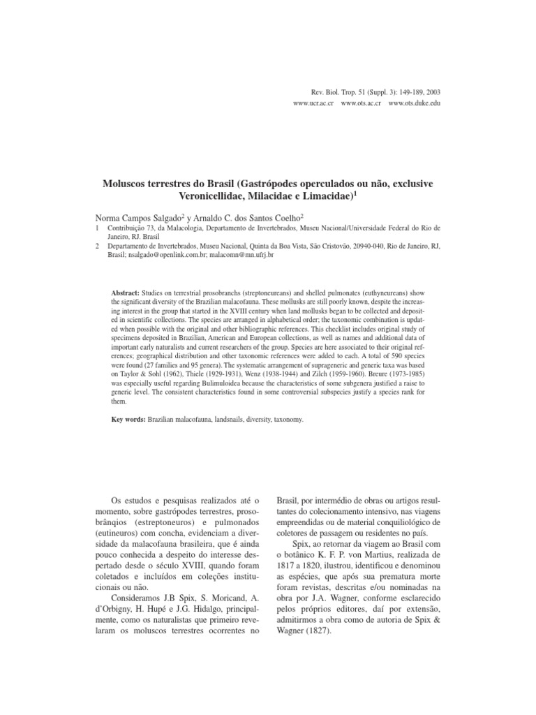 10 Campos 42 Pdf Taxa Organisms