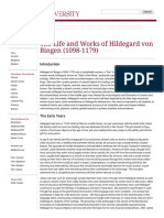 The Life and Works of Hildegard Von Bingen (1098-1179)