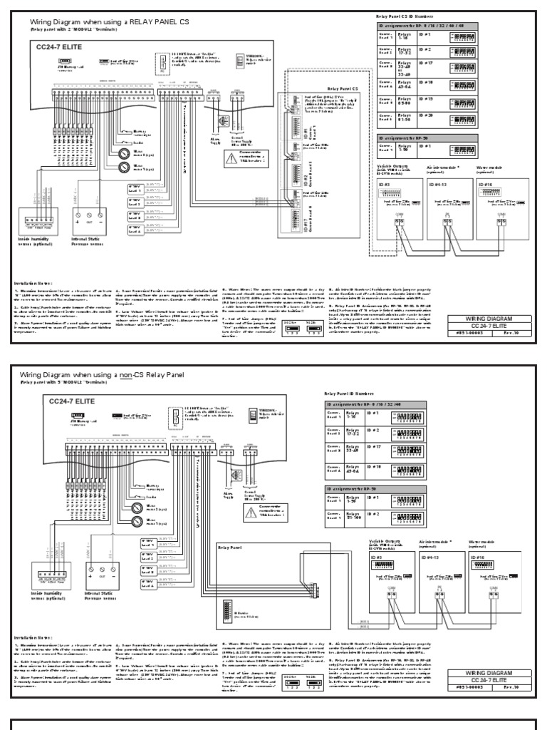 Relay Panel Wiring Diagram Guide | PDF | Relay | Electrical Wiring