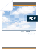 MatrikonOPC Analyzer User Manual