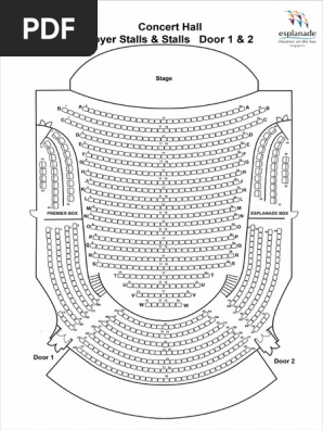 Esplanade Concert Hall Seating