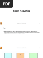 Room Acoustics: Building Services IV - Ar. Greeshma Madan 1