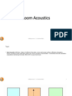Room Acoustics: Building Services IV - Ar. Greeshma Madan 1