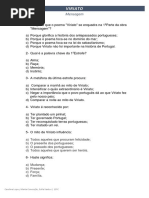 Viriato poema- questionário