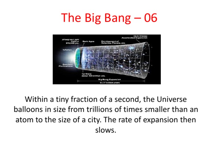 Big Bang Theory Overview | PDF