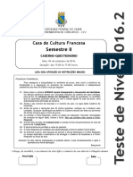 Prova FRANCESA II PDF
