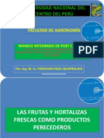 Frutas y Hortalizas Frescas Como Pruductos Perecideros