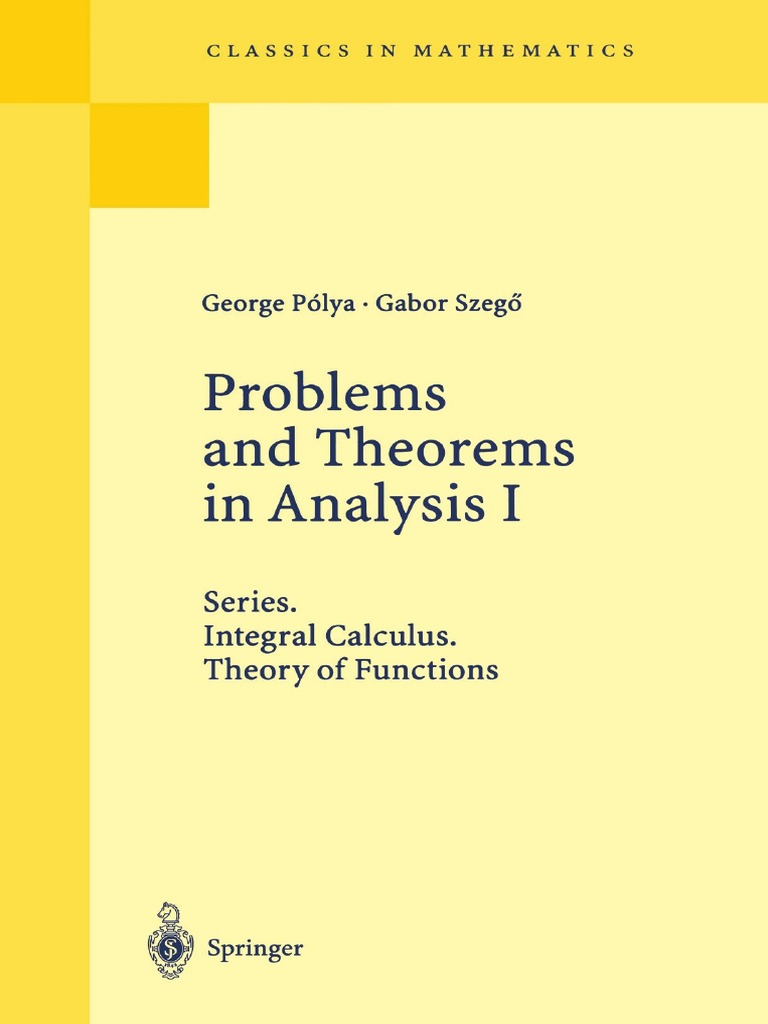 Polya Analysis Solutions | PDF | Complex Number | Series (Mathematics)