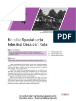 Kondisi Spasial Serta Interaksi Desa Dan Kota