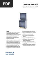 Marconi Oms 1600 PDF