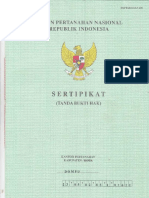 Sertifikat Tanah Pelita