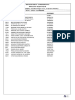 Escalonamento Por Curso e Departamento Validacao