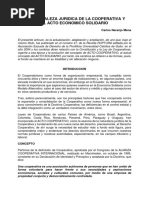 Estructura y Funciones de una Cooperativa | PDF | Cooperativa ...