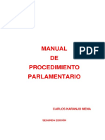 Manual de Procedimiento Parlamentario Segunda Edicion