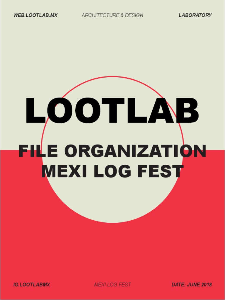 File Organization Mexi Log Fest PDF Computing Communication Design