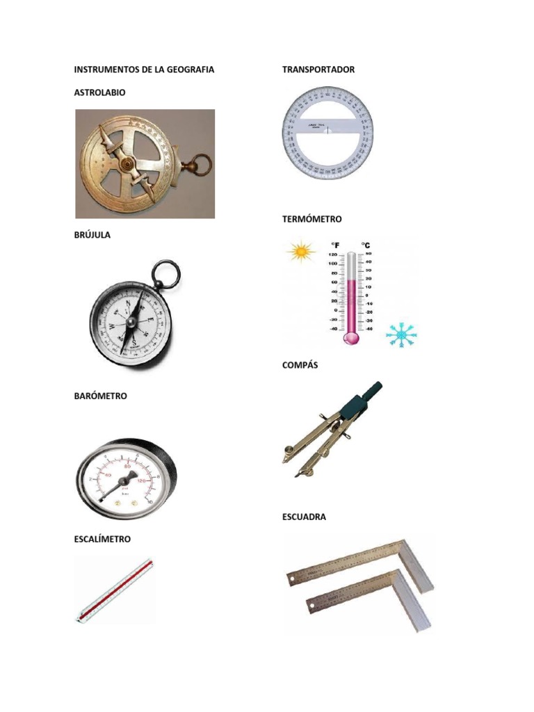 Instrumentos Geográficos Esenciales | PDF