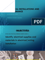 Electrical Installations and Maintainance: An Exploratory Course